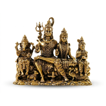 Pan Shiva z rodziną Parvati Ganesh + Karttikeja Harmonii domu jakość